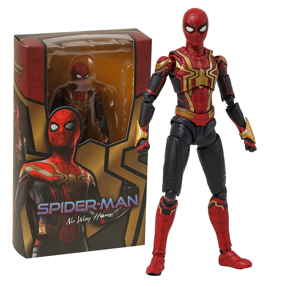 thumbnail image 1 of Figura de acción de PVC de Spider-Man Homecoming de SHF Spider-Man, modelo coleccionable de juguete, 1 of 5