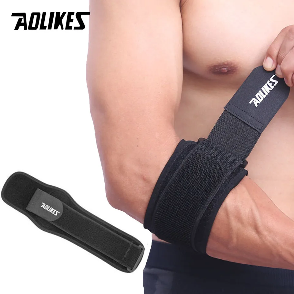 AOLIKES 1PCS Elbow Brace for Tendonitis Tennis & Golfer's Elbow Pain Relief Brace Support Strap for Men and Women elbow brace,elbow strap,elbow pads