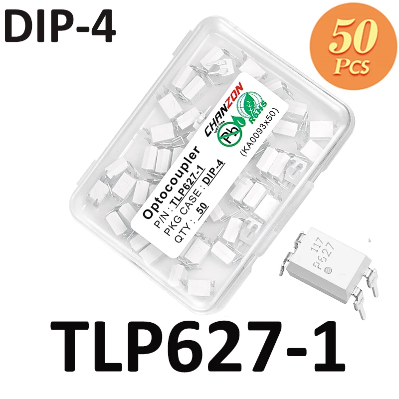 50PCS TLP627 P627 Optokoppler DIP DIP4 HOCHSPANNUNG DARLINGTON AUSGANG OPTISCH GEKOPFT ISOLATORNeue und Original IC Chanzon
