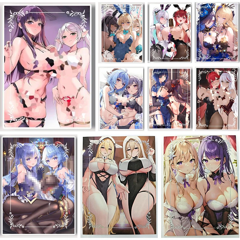 

Аниме история богини ганью Райден Shogun Keqing Lumine Светлячок коллекционные карты Рождественские подарки на день рождения игра Детские игрушки