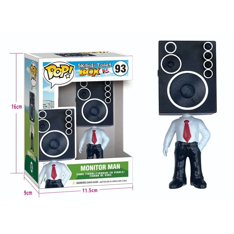 thumbnail image 1 of POP Skibidi Toilet Figura de acción Set Juego Muñeca Figura Juguetes Monitor Hombre Decoración de pastel Regalos de cumpleaños para niños Regalos de Navidad, 1 of 5