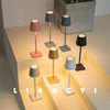USB Aluminum Alloy Desk Lamp LED Rechargeable Table Lights for Bar Living Room Reading Book Wireless Lamp 1