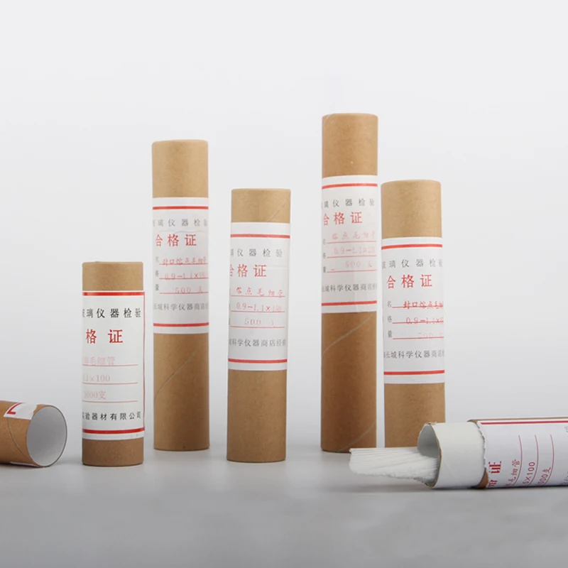 Lab Glass Spotting Capillary Melting Point Capillary Capillary Spotting Tube Inner Diameter TLC