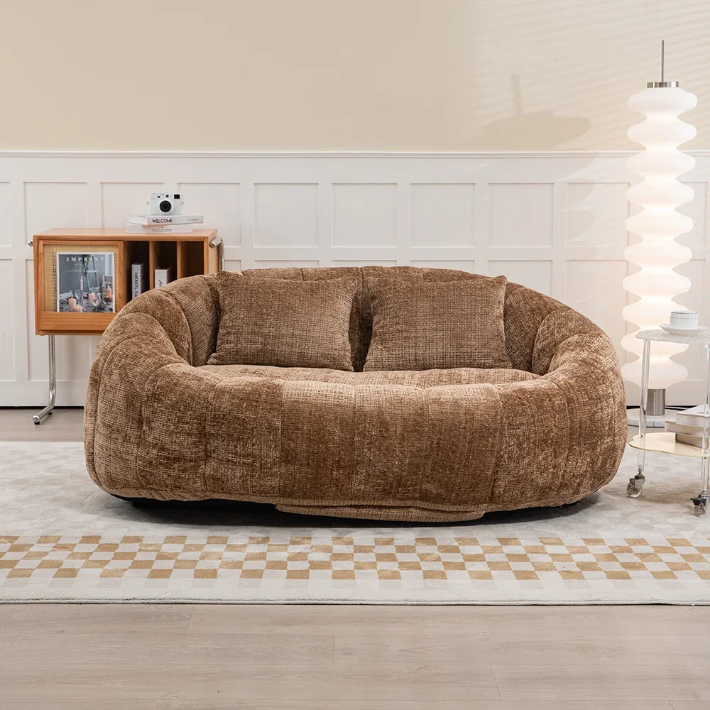 Bean Bag Sofa Durable Comfort Lounger High Back Bean Bag Chair Couch for Adults and Kids Outdoor Accent Floor Soft Lounge Chair