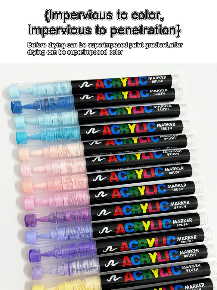 Guangna 240 色ダイレクト液体マーカーペンセット、DIY 手描き