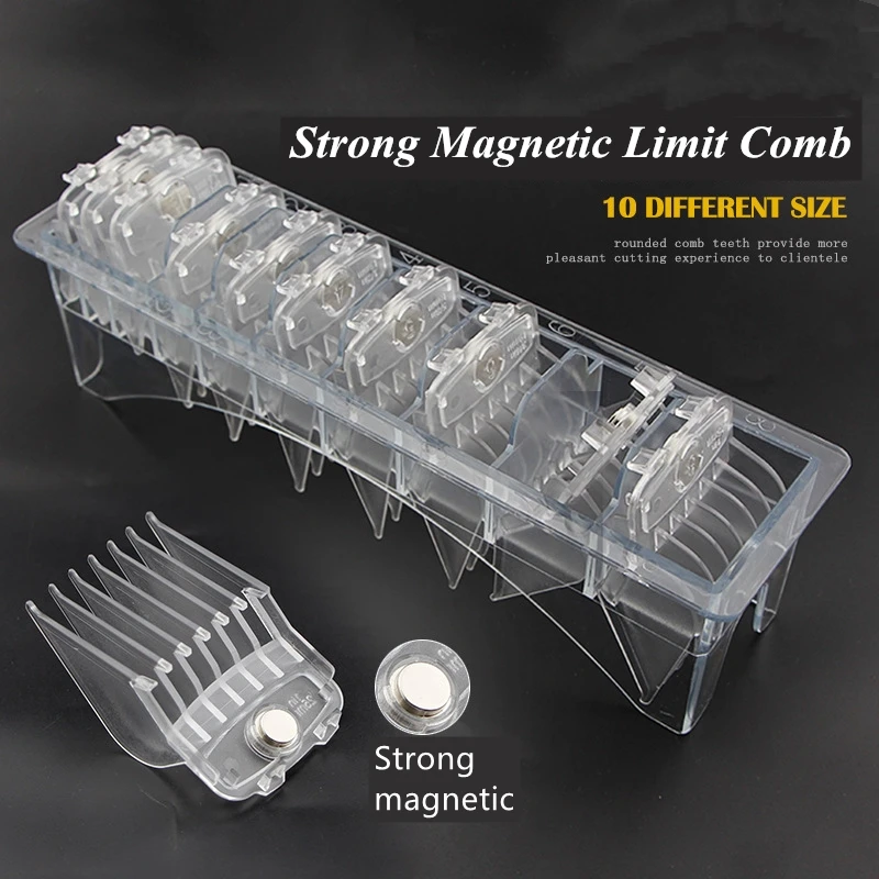 10 Pz Tagliacapelli Protezioni Per Wahl Tagliacapelli Elettrici Limite Pettine Barbiere Magnetismo Pro Macchina Per Tagliare I Capelli Guida Pettini Y