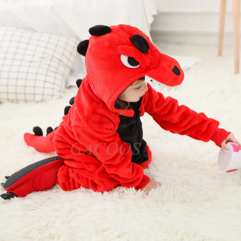 Children Pajamas Kids Baby Animal Overalls Jumpsuit Cartoon Sulley Monster Onesies Sleepwear Boys Girls Flannel Pyjamas Pijamas