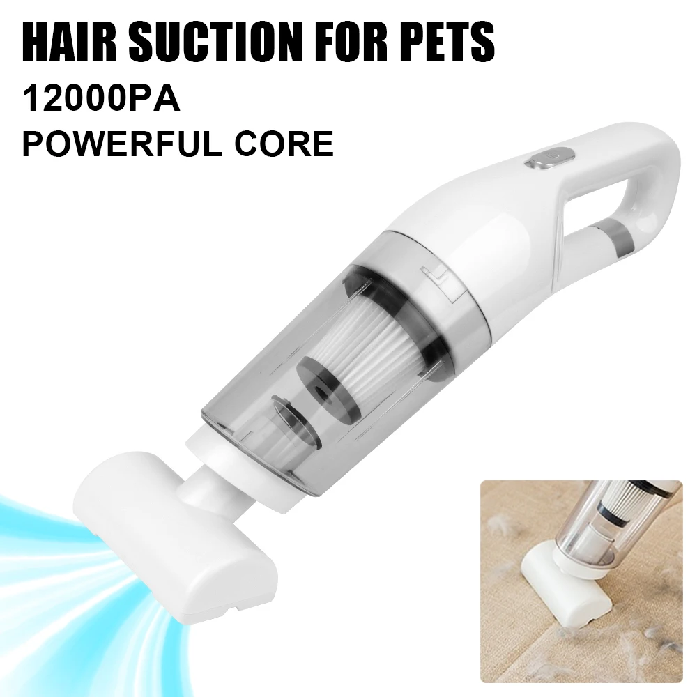 Succionador de pelo eléctrico para mascotas, aspiradora portátil 3 en 1  para masaje, iluminación de depilación, succión para mascotas, pantalla  inteligente de 12000Pa - AliExpress