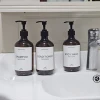 500ml Shampoo Body Wash Conditioner Dispenser Bottle Bathroom Waterproof Pre-Labeled Refillable Shampoo Bottle Soap Container 3