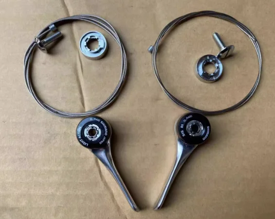 1Pair for Shimano SL-R400 Downtube Shifters Braze-on, 8-Speed