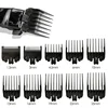 10Pcs Professional Hair Clipper Limit Guide Comb Trimmer Guards Attachment 1.5-25mm Universal Haircut Tool Clipper Limit Combs 1