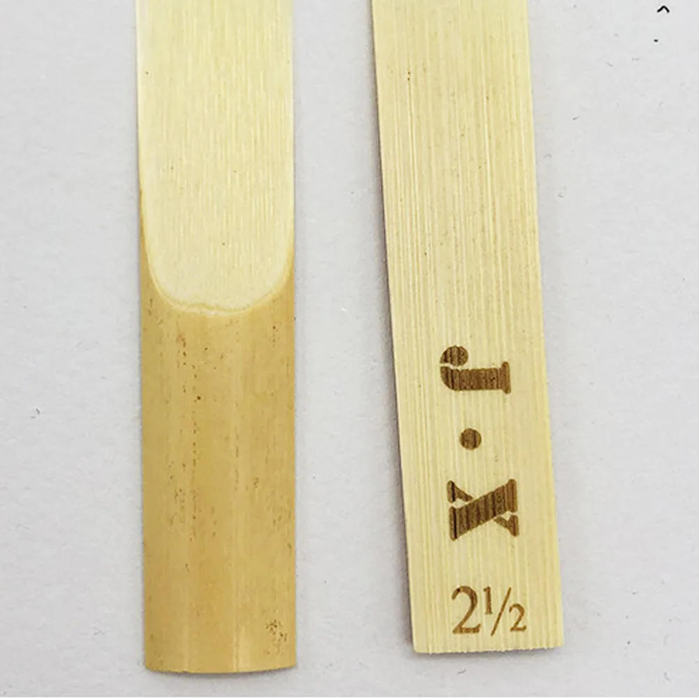 10 Stücke Saxophon Blätter Stärke 2,5 Für Alto Sopran Tenor Sax Klarinette Blatt Musikinstrumente Zubehör Sax Blätter – Detail 4