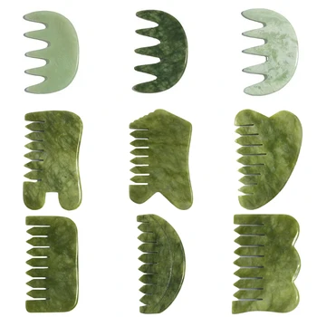 Jade Gua Sha Comb 1
