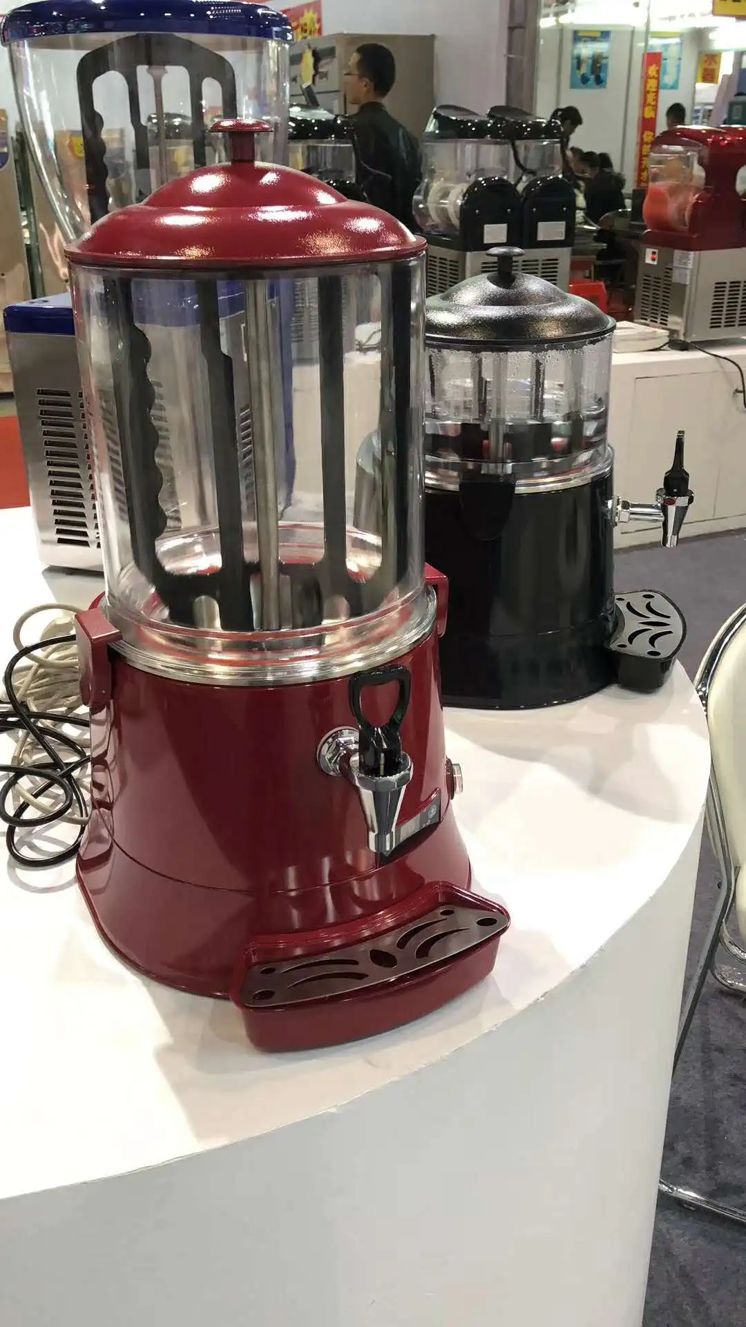 Machine à chocolat chaud électrique commerciale 10l Temp 30-90 Mélangeur de  lait automatique