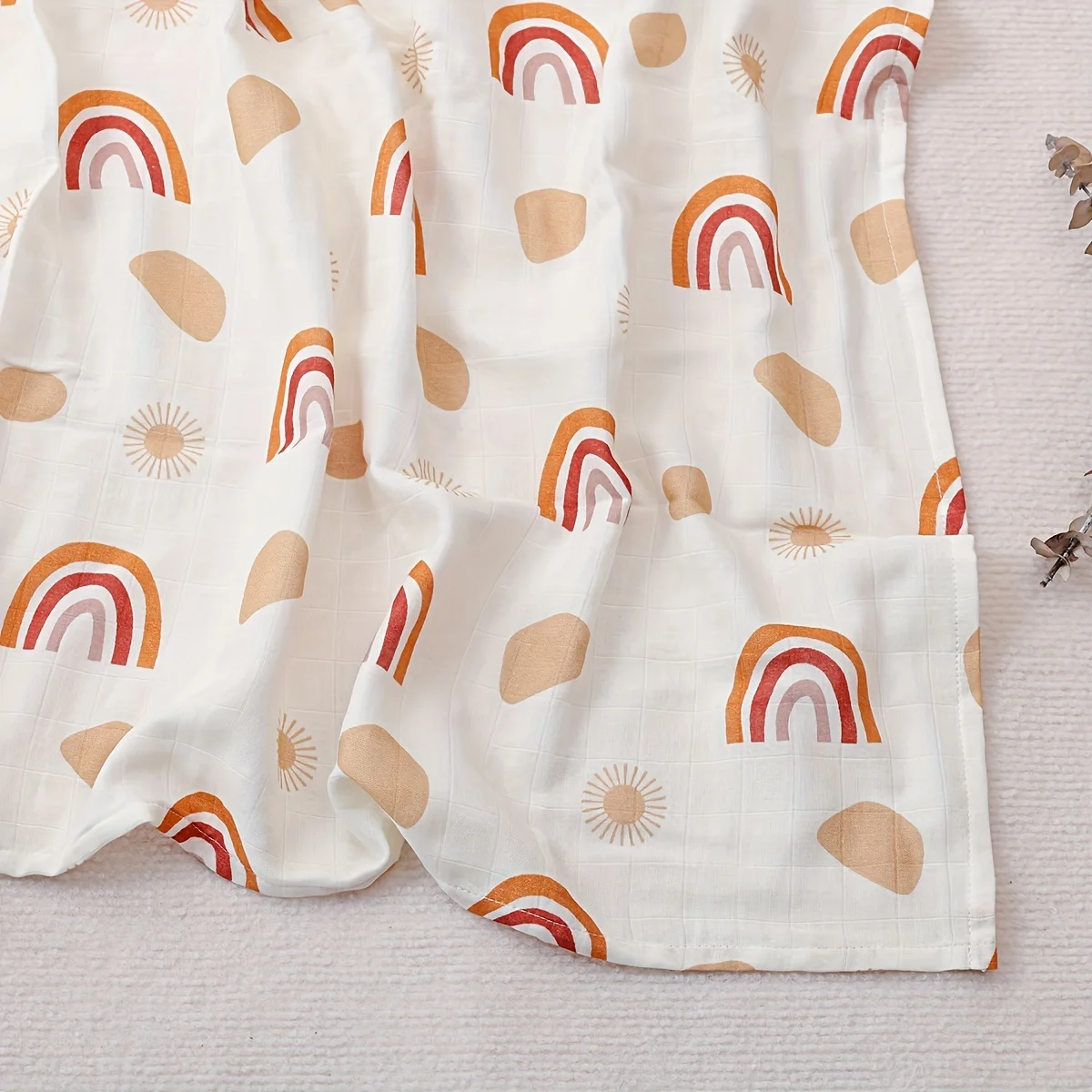 120*110CM Baby Muslin Blanket Super Soft Baby Wrap For Newborn 6