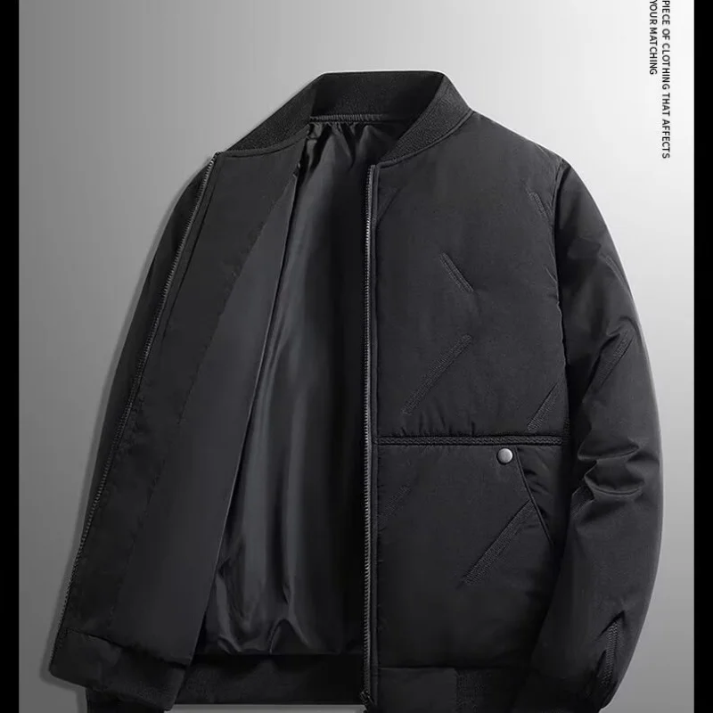 Autumn/Winter Baseball Collar Men's Cotton Jacket Outer Warmth