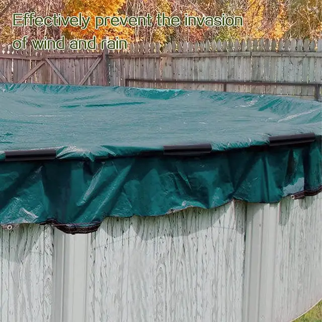 Úszómedence Fedele Klip Szélálló Medence Borító Klipek A Föld Feletti Téli Időjárásálló Úszáshoz - Image 4