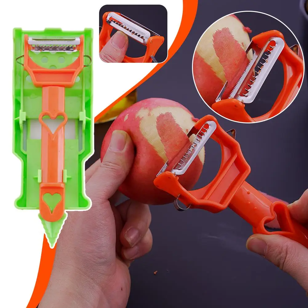 Description Picture 3 of itemPeeler Multi Peeler Kit Fruit and Vegetable Peeler Home Multi Fruit Peeler for Kitchen Julienne Strips for Potato Orange Lemon