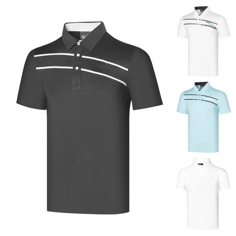 2022 New Golf Clothing Men Summer Short Sleeve Tshirt Outdoor Sports
