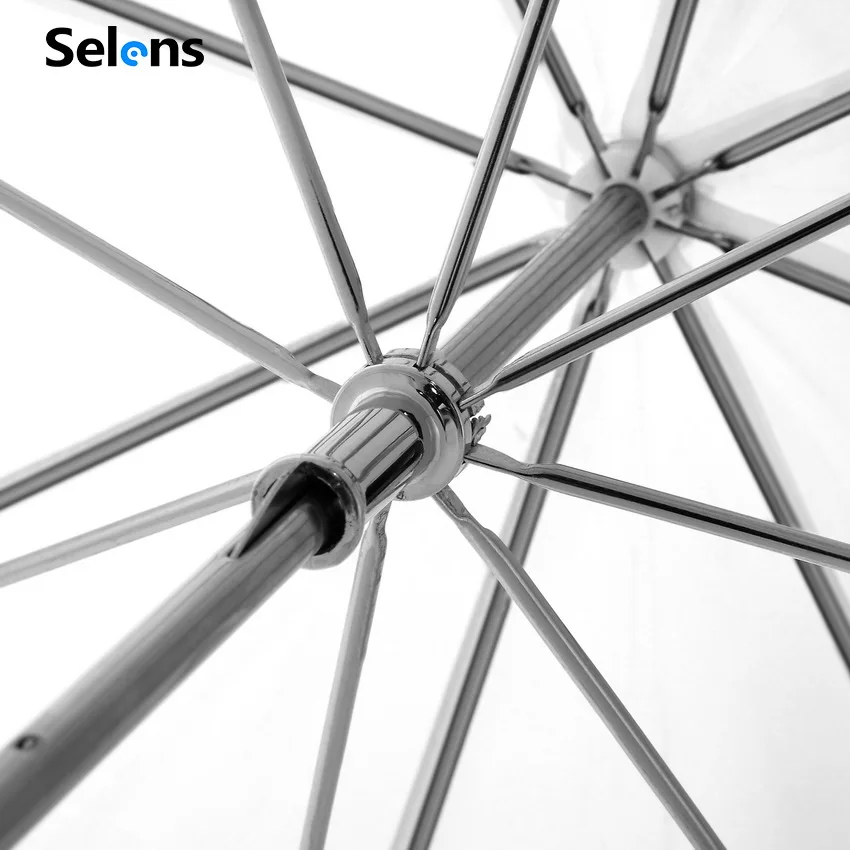 Selens 33 Inch Photography White Soft Light Umbrella Translucent Umbrella For Ph