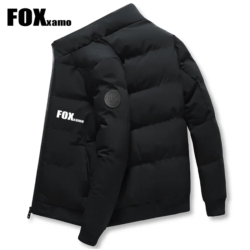 Foxxamo 남성용 낚시 다운 방풍 따뜻한 두꺼운 재킷, 따뜻한 겨울 하이 퀄리티, 야외 스포츠 사이클링 의류, 2023 신상