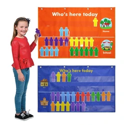 Durable Classroom Management Pocket Chart,Classroom Attendance Chart