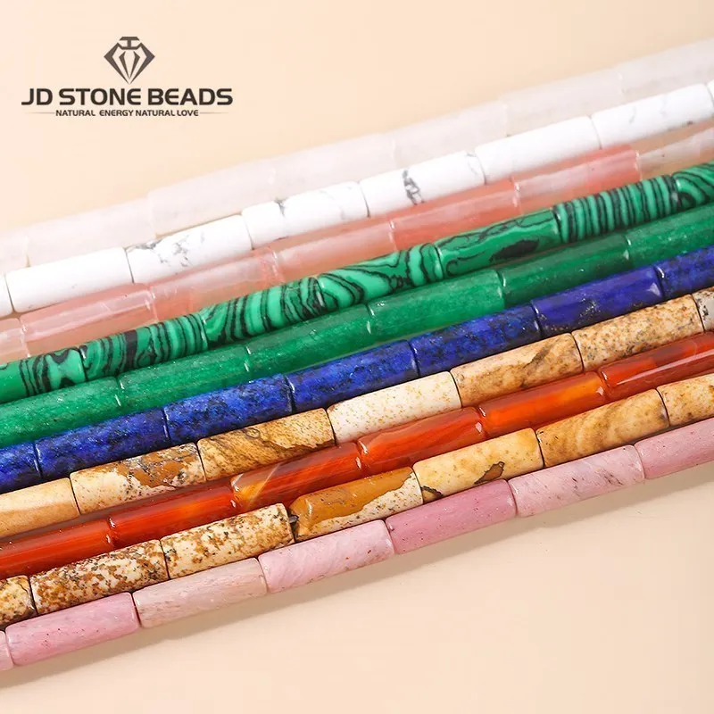 Natural Stone Beads 4*13mm For Jewelry Making