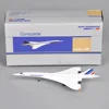 1:400 Scale Airplanes France 1976-2003 White Mini Diecast Metal Aircraft Model Gift Air plane Toys 1