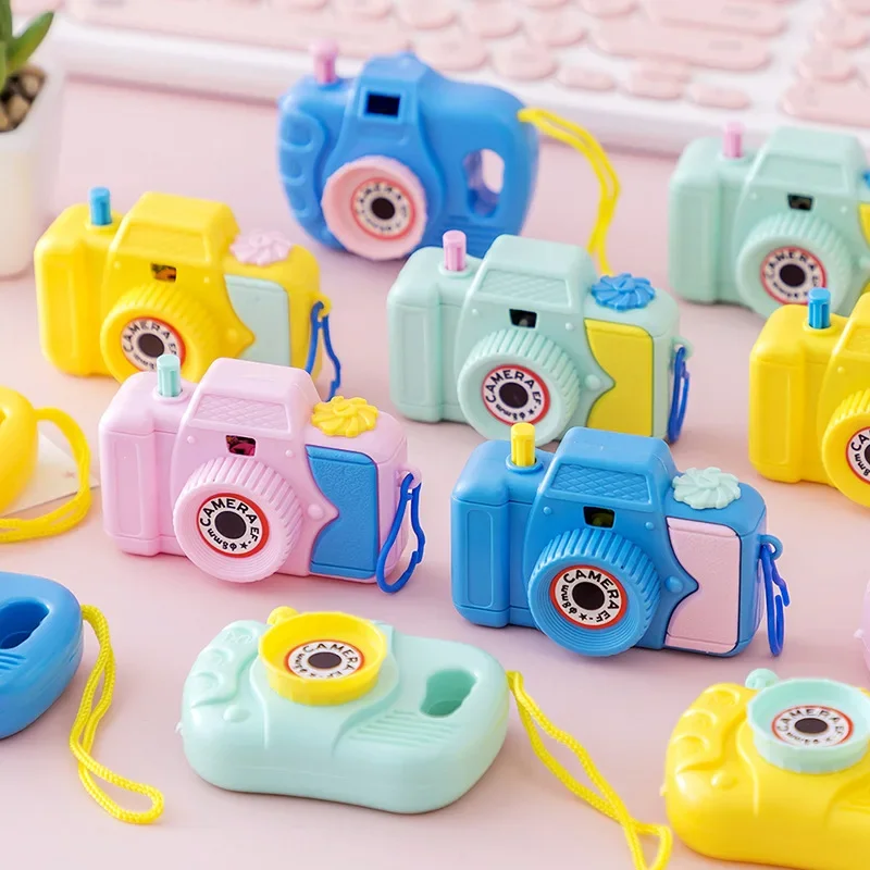 

6pcs Cartoon Camera Gifts Birthday Party Favors Kids Giveaways Kindergarten Prize Award Children Party Toys Pinata Gift Fillers