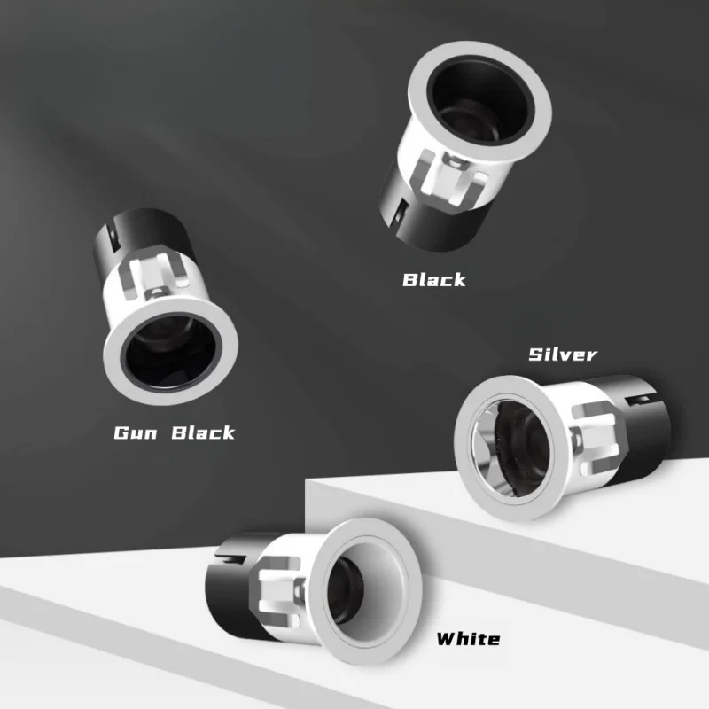 미니 LED 내장형 스포트라이트 구멍 35-60mm, 거실 쇼핑몰 천장 스팟 다운라이트 5W7W9W12W15W110V/220V 조명기구