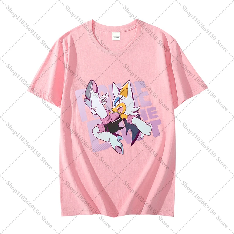 سونيكس الكبار موضة القطن تي شيرت قصير الأكمام المح...