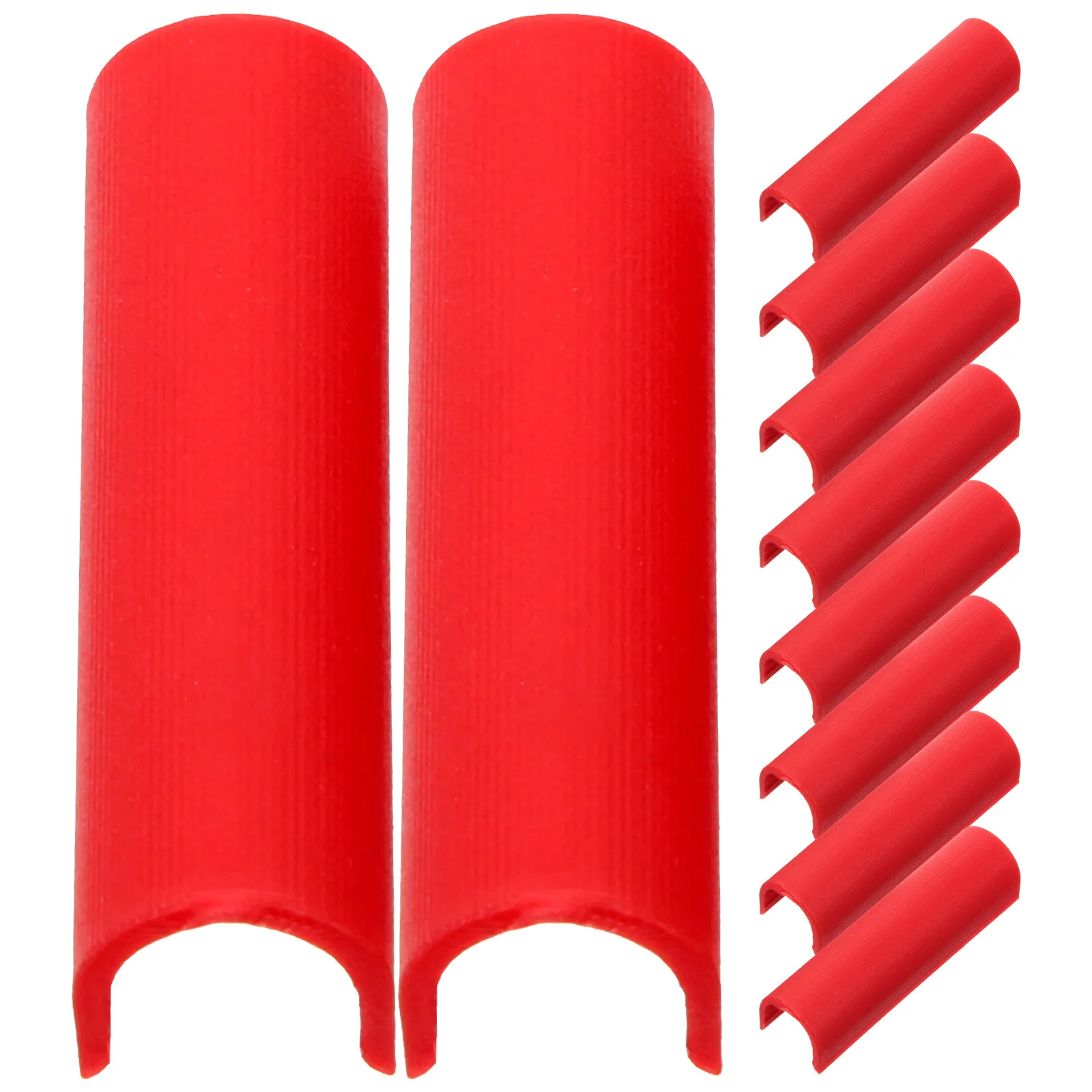 

10 Pcs Tile Manual Locator Pole Sleeve Ceramic U-shaped Protective Case Plastic Pusher Rod Parts