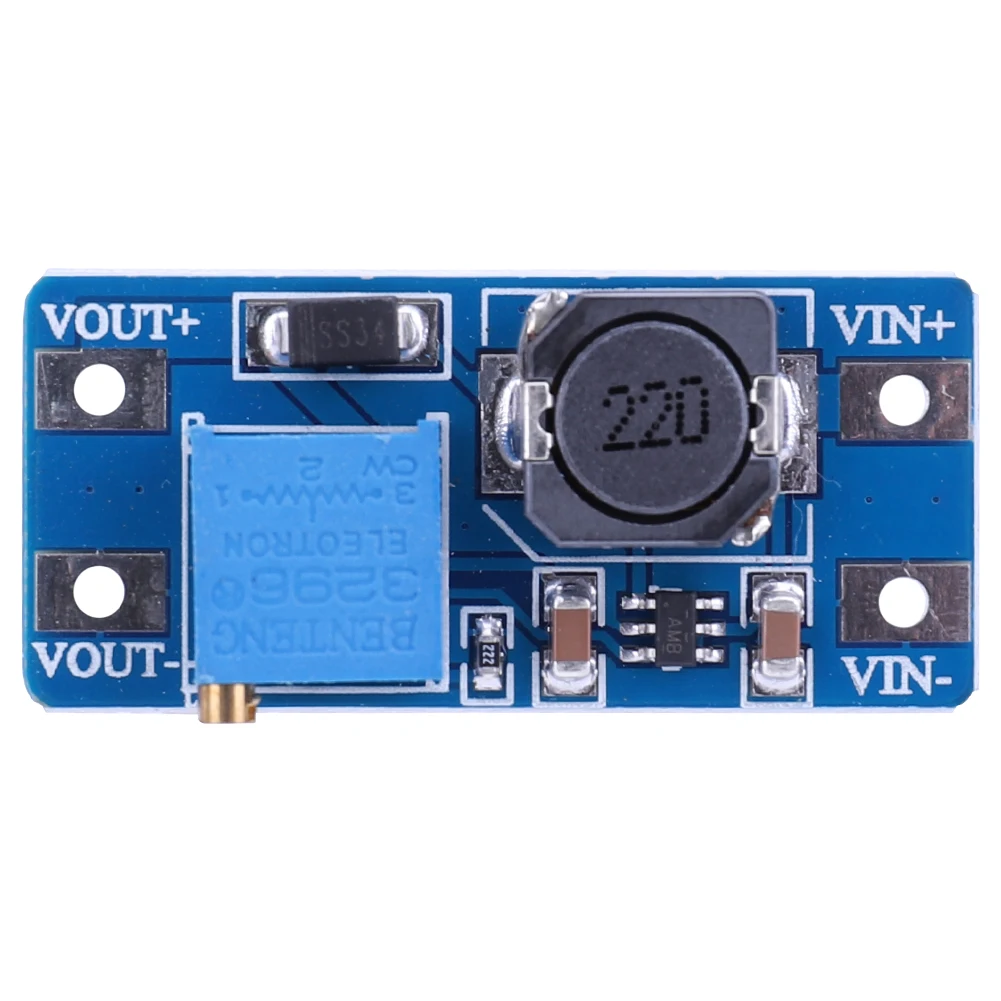 Mt3608 Modulo Di Alimentazione Booster Dc-Dc Convertitore Step Up Regolabile 2A Max 2V-24V A 5/9/12/28V