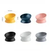 Elevated Cat Bowls Small Dog 15° Tilted Raised Food Feeding Dish Ceramics Stand Feeder for Cats and Puppy 6 Colors 6