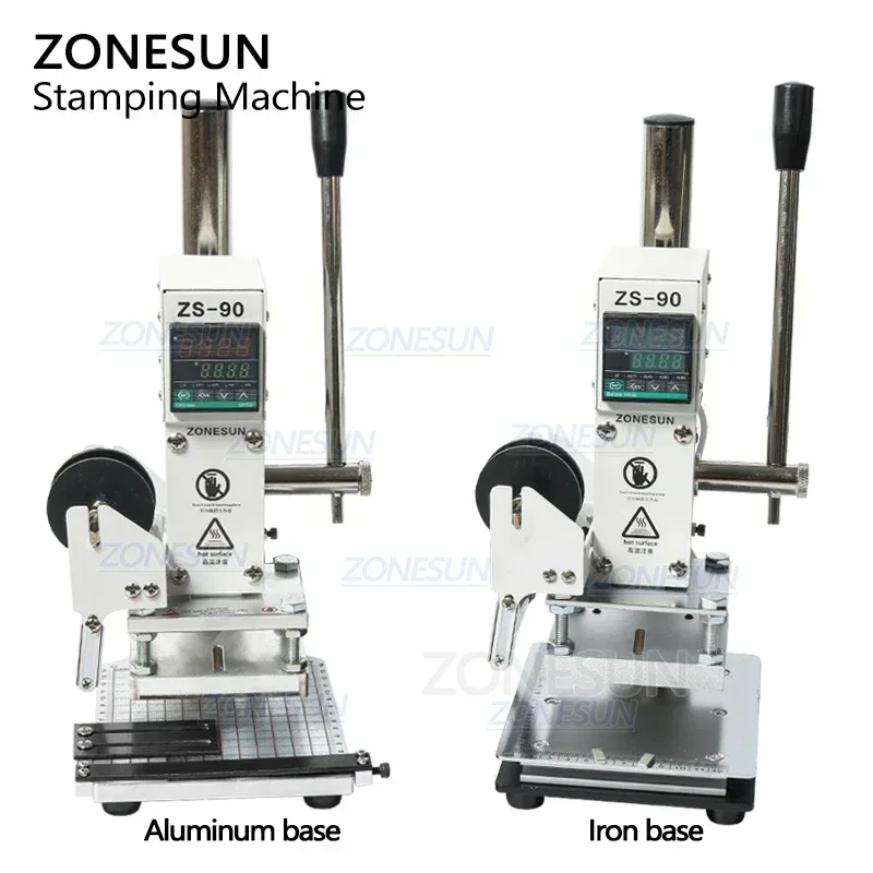 Hot Stamping Press Machine Manual Bronzing Embosser For PVC Card Leather Paper Wood hot stamping applicator kit