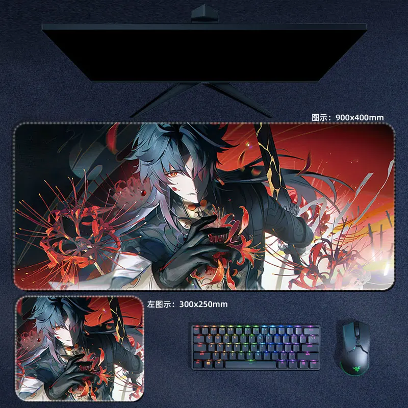 Imbibitor Lunae Blade Luocha Mouse Pad Teclado de Computador Acessórios de Jogos Anime Tapete de Mesa Honkai Star Rail - Imagem 6
