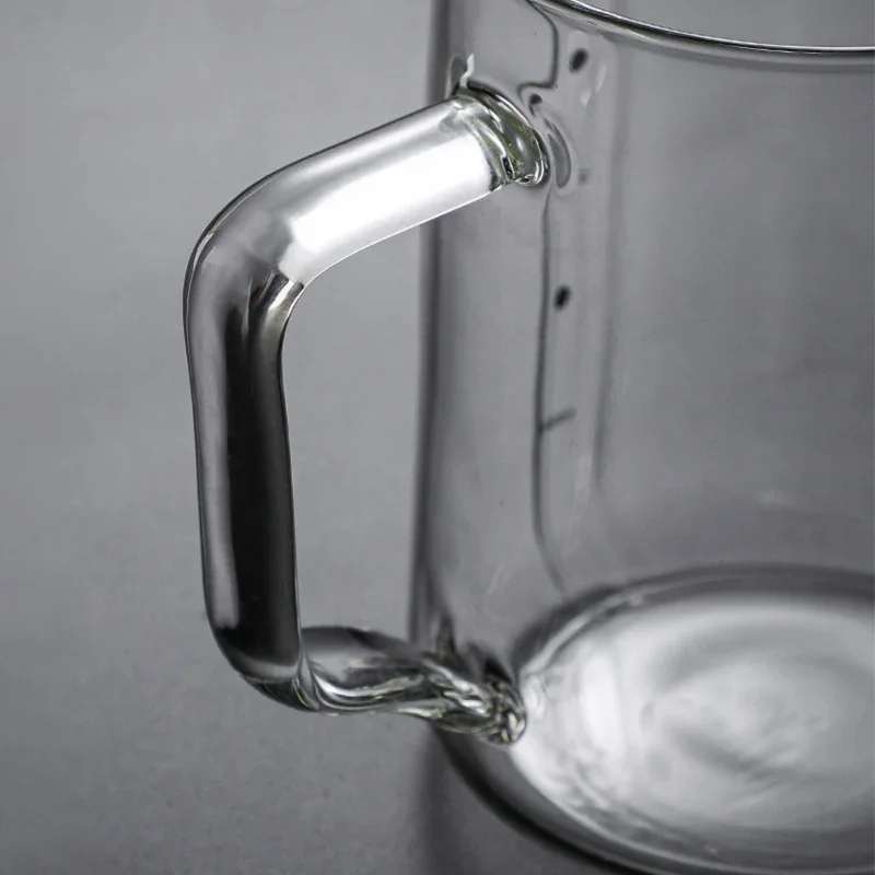 350 600ml Milk Frother Glass Milk Pitcher Barista Espresso Coffee Latte Frothing Pitcher Transparent Coffee Jug with Scale milk frother jug milk frothing jug glass pitcher