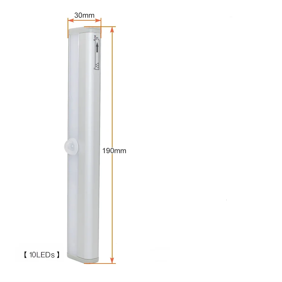 PIR LED Motion Sensor Light Cupboard Wardrobe Bed Lamp LED Under Cabinet Night Light For Closet Stairs Kitchen