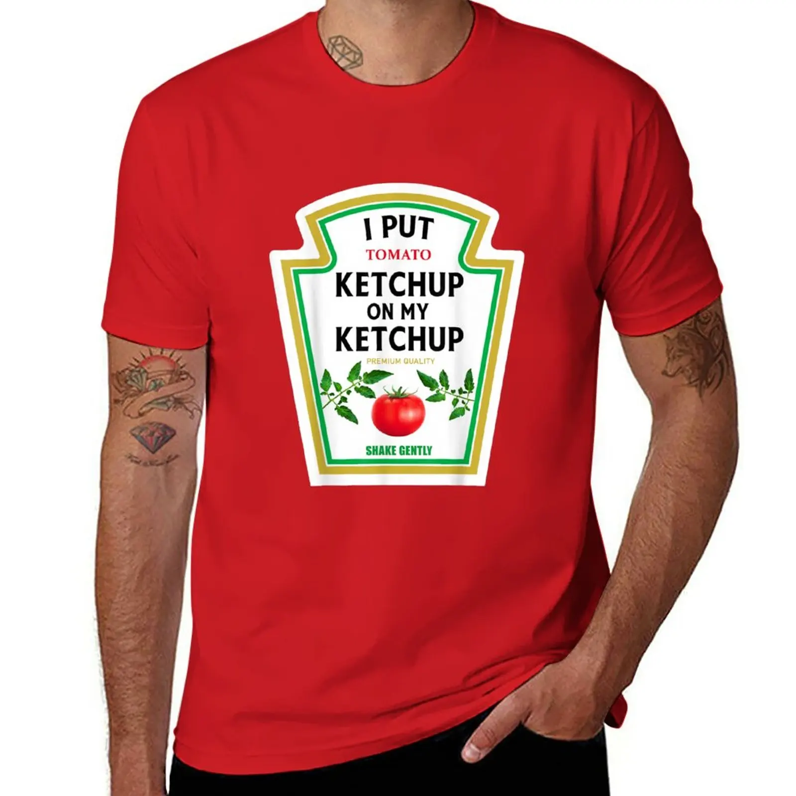 

New I Put Tomato Ketchup On My Ketchup New Funny Halloween T-Shirt hippie clothes vintage clothes mens graphic t-shirts funny