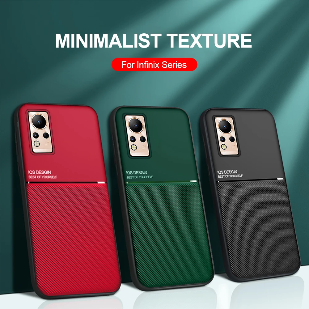 Capa de telemóvel em pele mate para infinix note 12 e 11 série_voghion.com