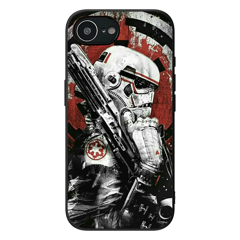 Intergalactic Stars and Mandalorian Yoda TV Series-Inspired Phone Case