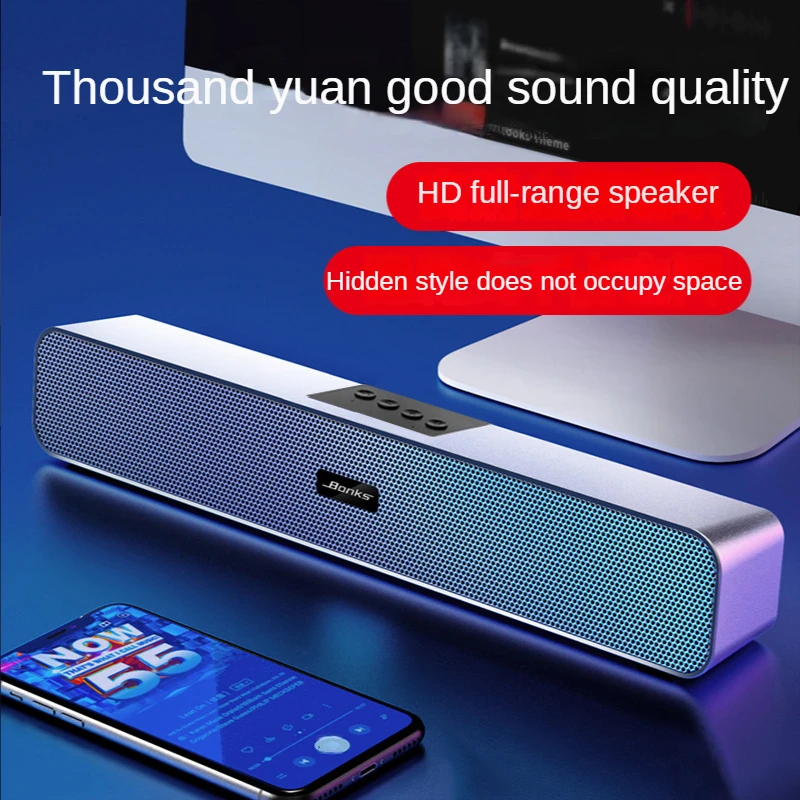 

Wireless Bluetooth Speaker Small Audio Desktop Apple Android Mobile Phone Computer Universal Plug-in Card U Disk Call