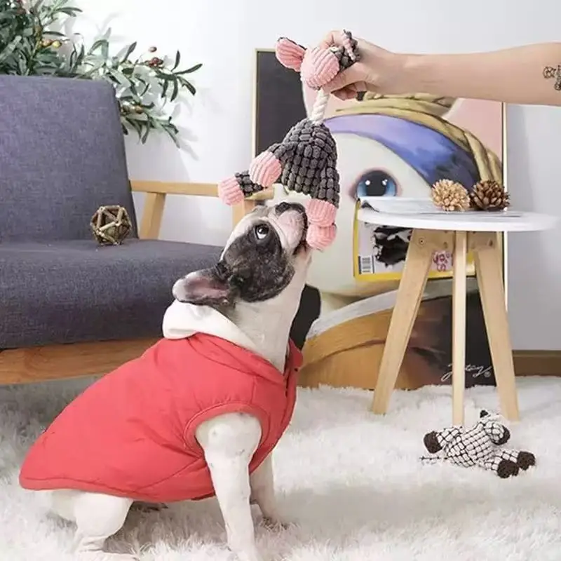 Dog Sounding Toy Molar Training Decompress Interactive Bite Resistant Donkey Shape Plush Toys Pet Dog Supplies