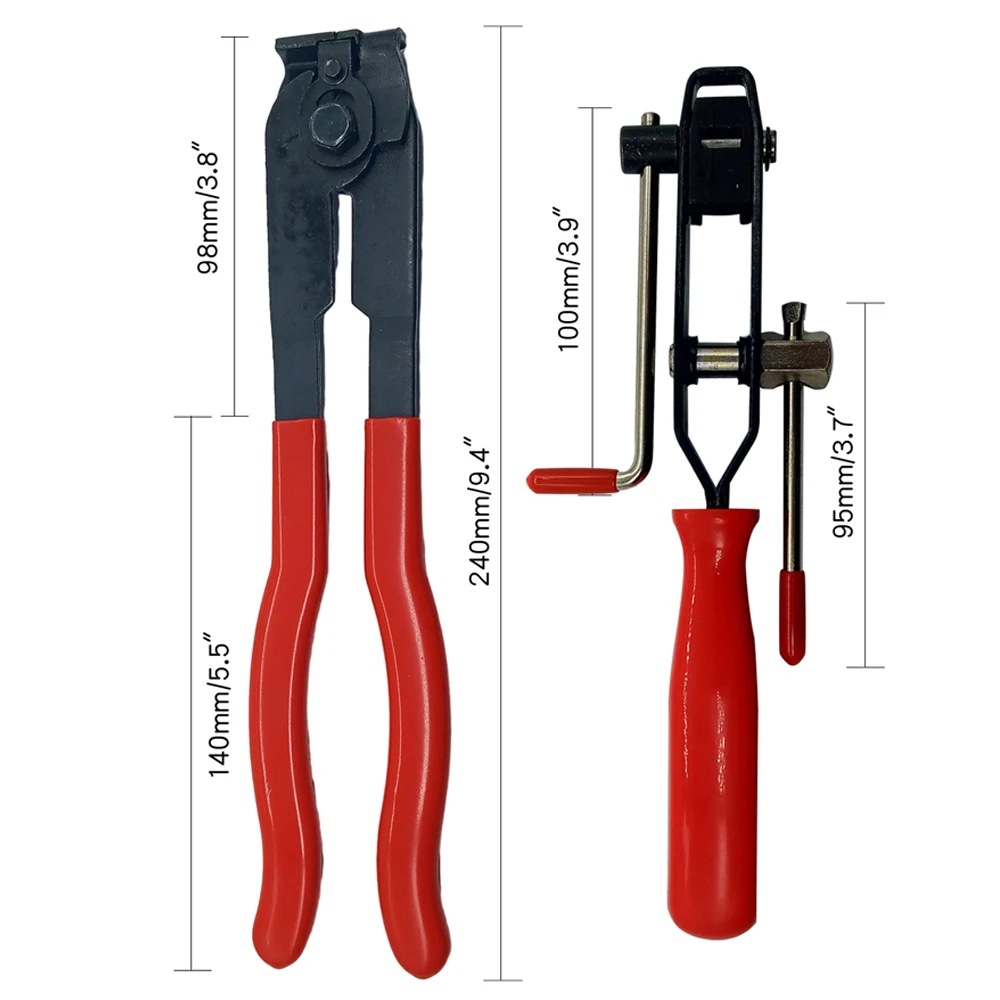 Joint Boot Pliers 31-41mm 70-127mm Adjustable CV Boot Clamp Clamp Pliers CV Axle Boot Tool For Most Car Auto ATV UTV Ear Type Extension Boot Crimp Clamps