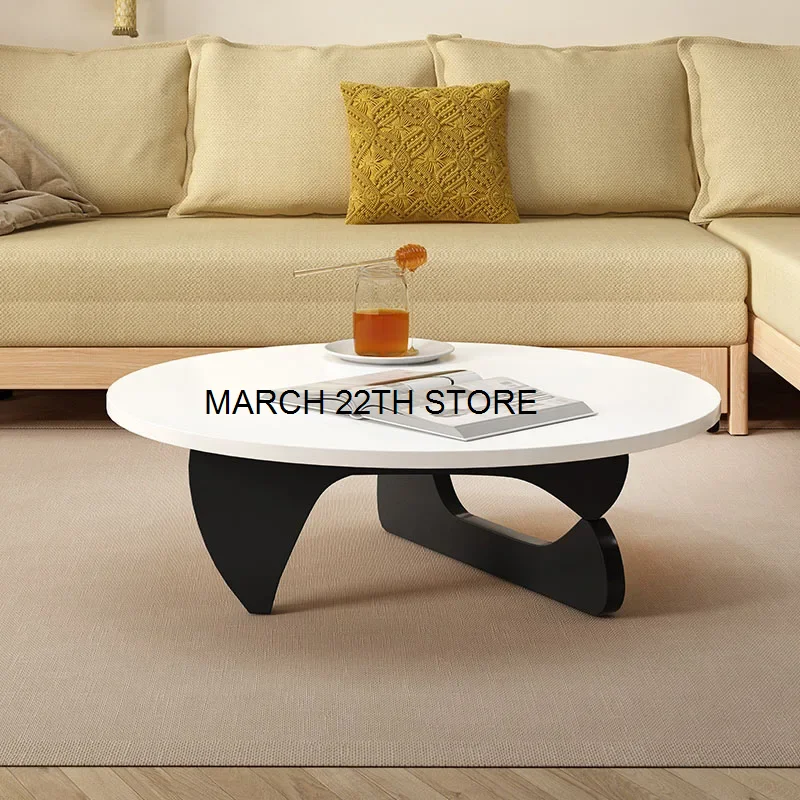 Cute Round Coffee Tables Modern Design Unique Oval Coffee Tables For Living Room Black Nordic Couchtisch Home Furniture