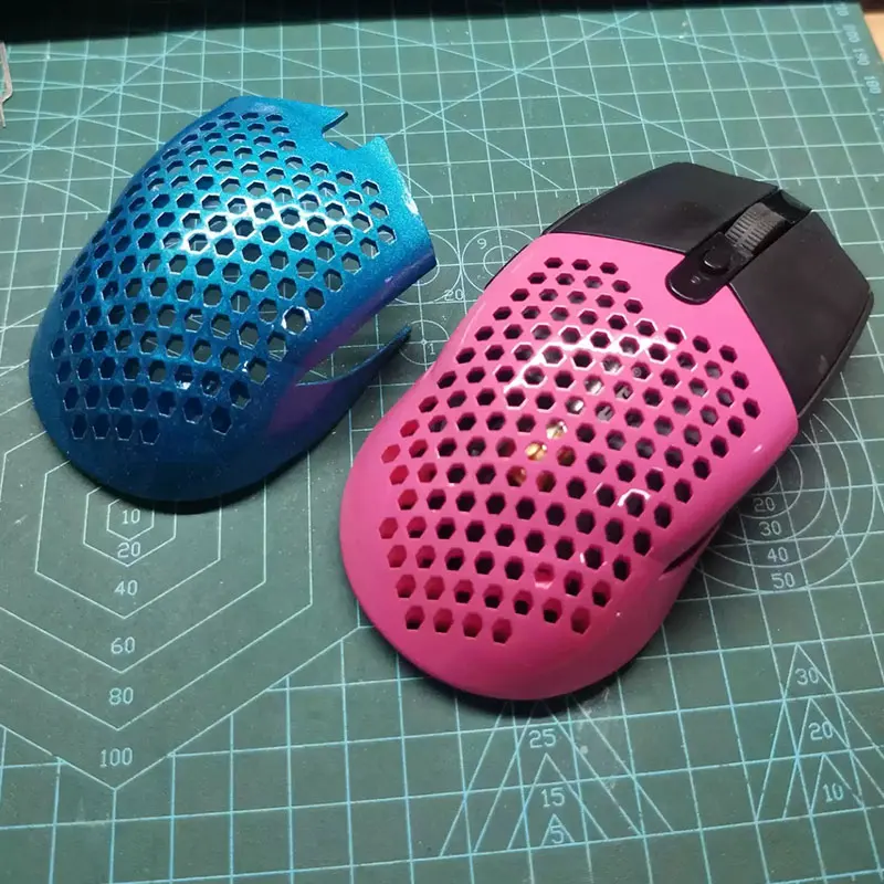 For Logitech G304 G305 Magic Modified Hollow Wireless Mouse 3D Printing Shell Battery Cover Resin Nylon Back Cover Weight Loss