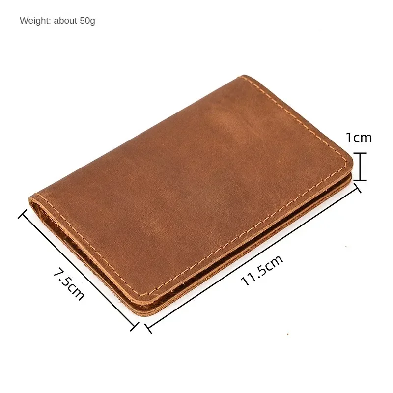 Premium Genuine Leather RFID Blocking Card Holder & Clutch Wallet - Sleek & Stylish Design