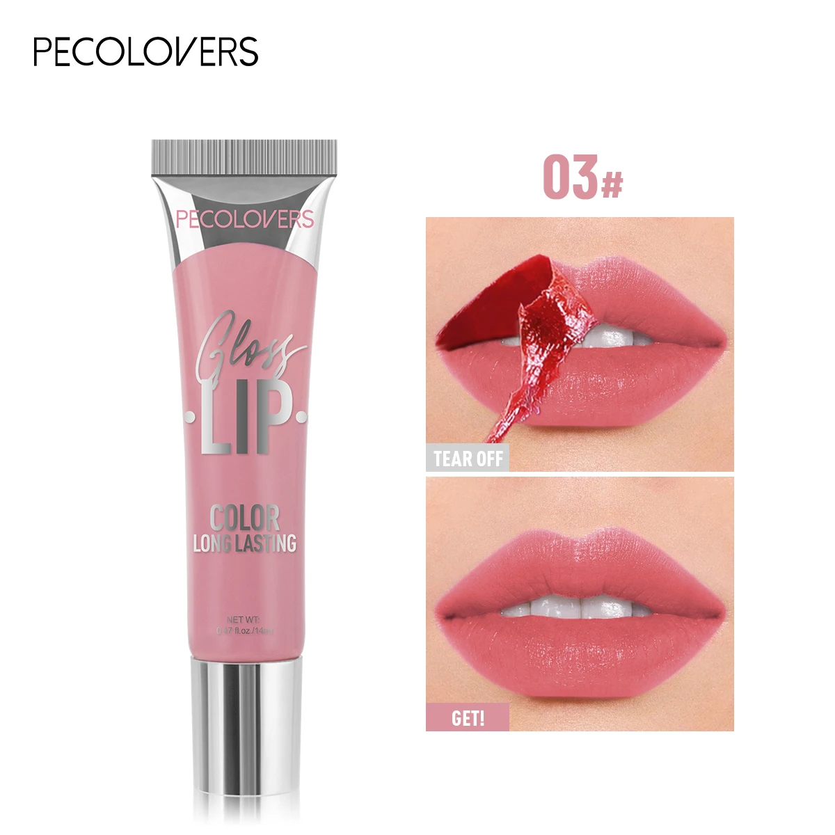 thumbnail image 1 of Long-lasting Non-fading Peel-off Liquid Lip Glaze Waterproof Lip Gloss Stained Peel-off Lip Tattoo Women's Makeup Cosmetics, 1 of 5