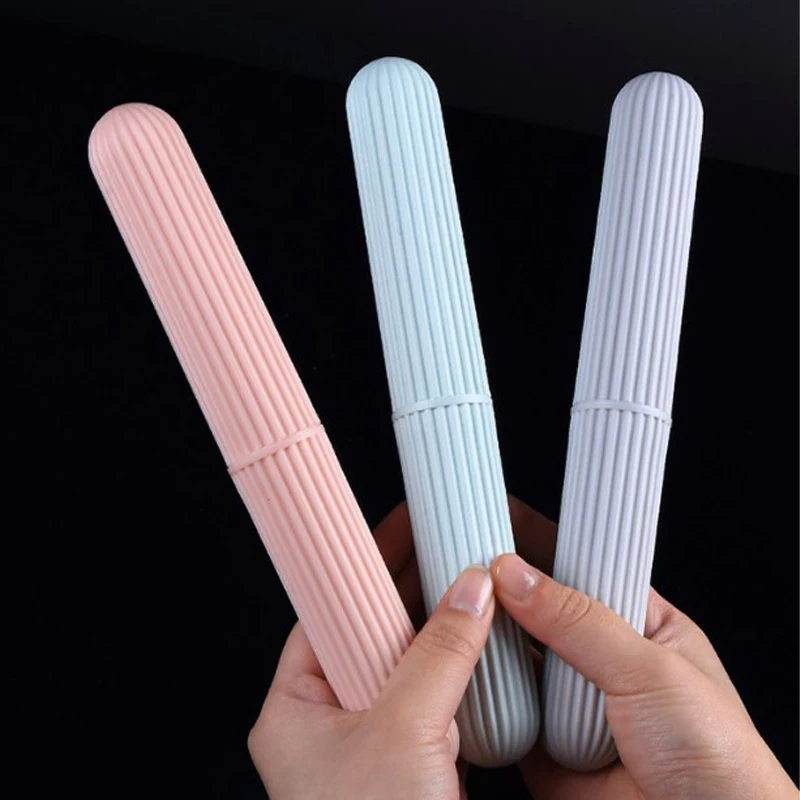 Description Picture 5 of item1PC Multi-Function Toothbrush Case With Cover Portable Outdoor Travel Tooth Brush Dust-Proof Protect Box Home Tube