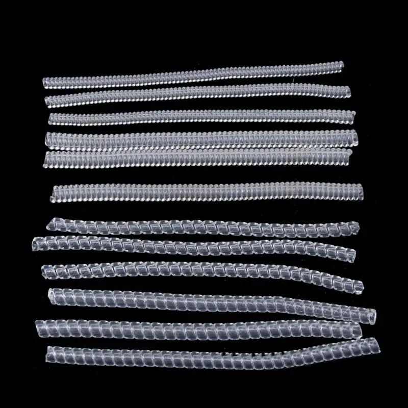 

12 Pack Ring Size Adjuster Clear Ring Sizer Resizer Fit for Loose Rings Spiral Tightener Set for Loose Rings 4 Sizes